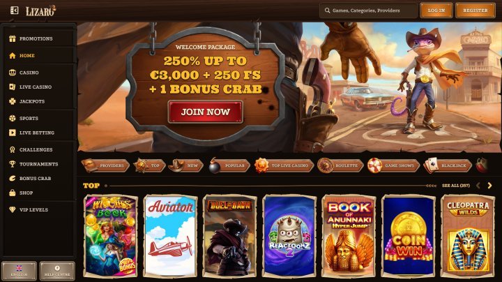 Een eerste blik op Lizaro Casino NL in Netherlands